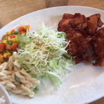 朝美食堂 - 唐揚げ定食