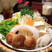 しゃぶしゃぶ・日本料理 木曽路 碑文谷店 - しゃぶしゃぶコースの野菜盛り合わせ
