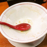 横浜中華そば 維新商店 - 完食