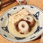 こんぶや - 焼き豆腐、ちくわ