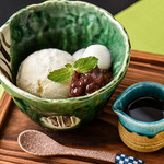 Japanese style affogato