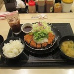 松のや - おろしロースかつ定食＆ドリンクバー