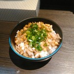 支那そばや - きざみチャーシューごはん