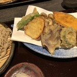 手打ち蕎麦 たがた - 野菜天もり