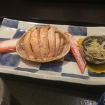 出ました香箱蟹