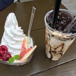 ハッピーベリー - コーヒージェリーシェイクといちじくパフェ★2018/9