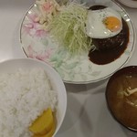 キッチンニュー早苗 - ハンバーグステーキ870円