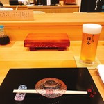 Sushidokoro Hamaya - 生ビール