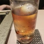 寿司と日本料理 銀座 一 - 烏龍茶（家人のもの）