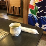 Imari Umino Sato Genkaimaru - お茶とおしぼりが出された
