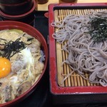 Honami Daishokudou - ざる親子丼定食（両方大盛）