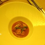 クイーン・アリス - 手長海老とカボチャのニョッキ