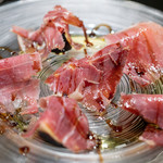 わいん食堂 Chez とし - 2018.10 黒いちじくと生ハム（850円）