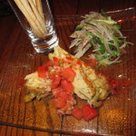 【2011年8月】前菜盛り合わせ￥1000ほど。