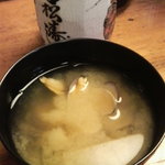 若松寿司 - セット味噌汁