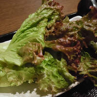焼肉の龍園 小倉本店 - 「熟成壺漬焼肉定食」サンチュ