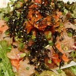 Takenokoya - 韓国風カルパッチヨサラダ。
