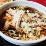 手打ラーメン 珍来 - ねぎチャーシューラーメン、半チャーハン付き890円