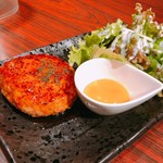 DINING KITCHEN　UOTOYO - 河内鴨のつくねハンバーグ