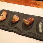 熟成鳥の焼き物三点