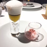 レフェルヴェソンス - 鱧、南瓜、クルミ/無花果、お酒