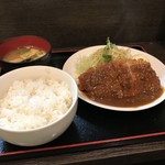 串かつ　日光 - ロースかつ定食をいただきました(2018.10.21)