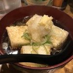 平成大衆酒場　やきとん　じゃんじゃん - 豆腐系は外せません。「揚げ出し」です。