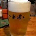 ゴロベエ - （2011/8月）生ビール。ここでは初めて飲んだかも