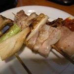 ゴロベエ - （2011/8月）豚バラ串焼き＋野菜焼き