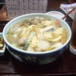 難波亭本店 - かやくうどん　９００円（外税）