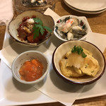 居酒屋山さん - 店主おまかせおつまみ1皿目