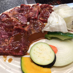 やきにく武蔵 - 1人この量のお肉ハラミ