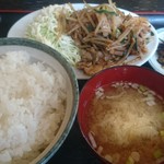 ハトヤ分店 - 焼き肉定食(ライス大盛り)