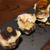 銀座アスター 草 日本橋 - 焼売：トリュフ/ふかひれ、蟹/あわび
