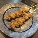 和鶏屋 - H.30.10.10.夜 皮(塩) @140円税別