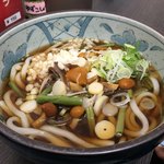 宝そば - 山菜うどん（420円）