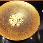 かわ村 - パスタ・タリオリーニ、車海老、ミル貝、タコ、焼き蓮根