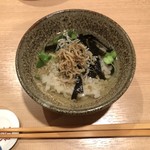 どろや - H.30.10.11.夜 ひとくちお茶漬け ちりめん山椒 550円