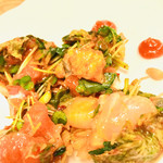 焼肉たまき - キムチの王様カット