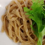 麺麓menroku - 本州鹿つけそば～赤すぐりのソース～