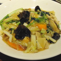 中国料理 青冥 大丸梅田店 - 五目あんかけ焼そば