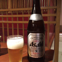 飛騨牛一頭家 馬喰一代 岐阜神田 - 「アサヒスーパードライ」650円(税別)