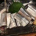 秋刀魚の刺身です。