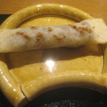 おかもと - 甘味（黒豆春雨シナモンがけ）