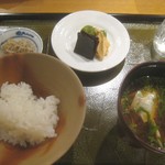 おかもと - 食事（白飯）