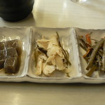 清水屋 - この日の三品