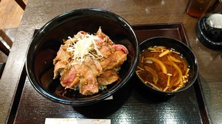 Makotoya - ステーキ丼(990円･別)