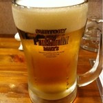 炭火焼鳥ていじ - 中生・530円