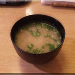 鮨ながた - 味噌汁(2011/9/14)