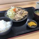 美野里パーキングエリア（下り線）フードコート - 定食セット